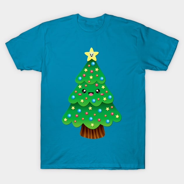 Christmas Tree T-Shirt by xyabut2